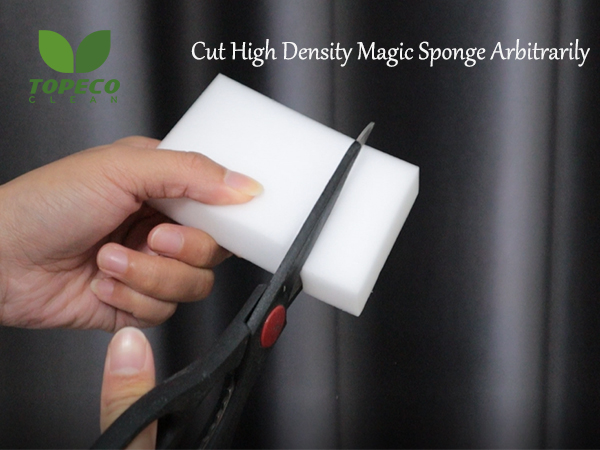 cut large high density magic sponge