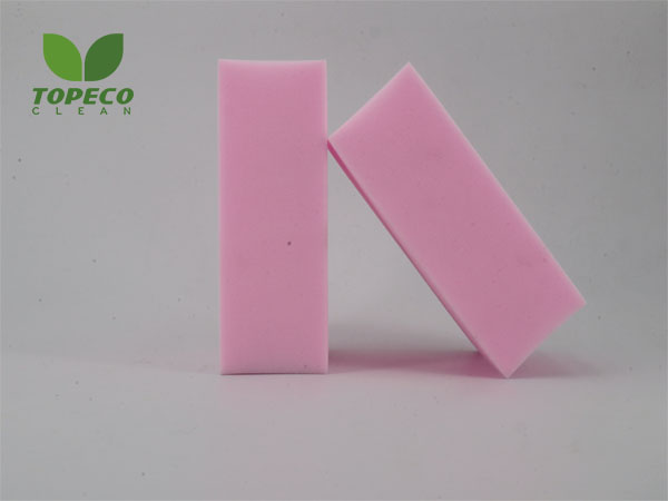 pink high-density magic sponge