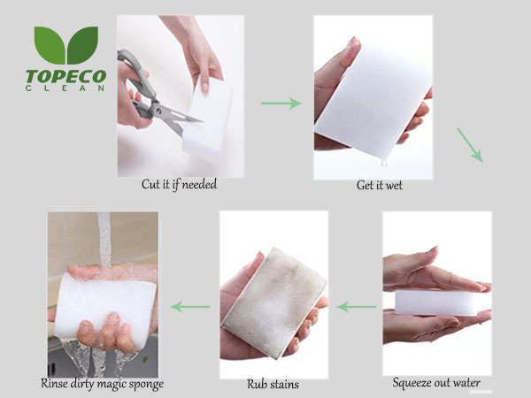 how to use magic eraser sponge