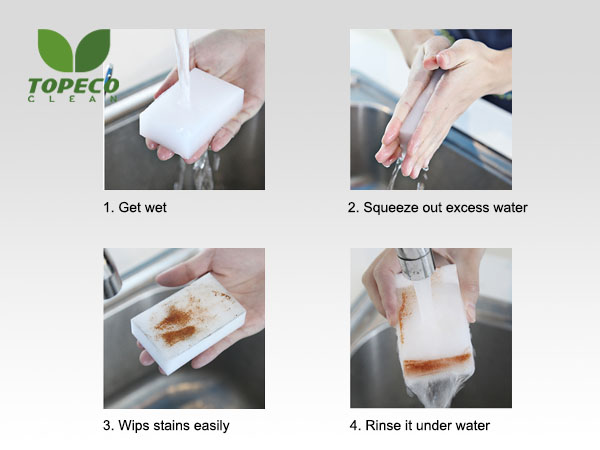 nano sponge white magic sponge eraser melamine cleaner