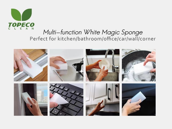 white magic sponge eraser cleaner