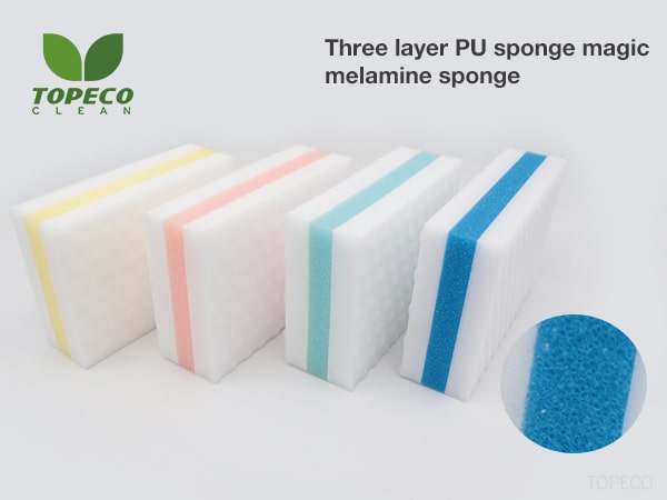 magic melamine sponge with PU