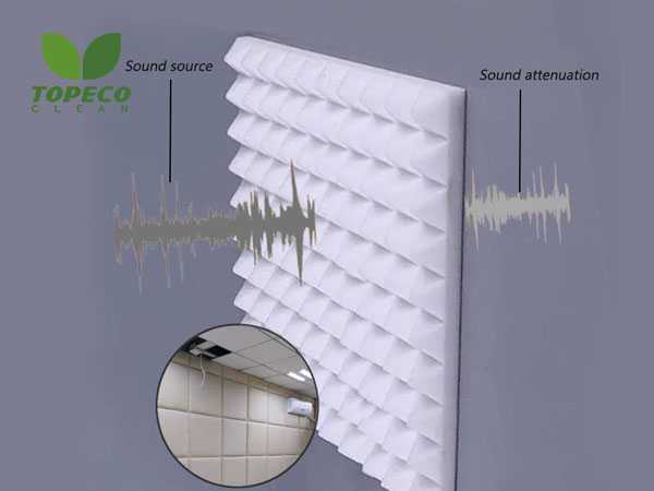 white melanmine sponge acoustic