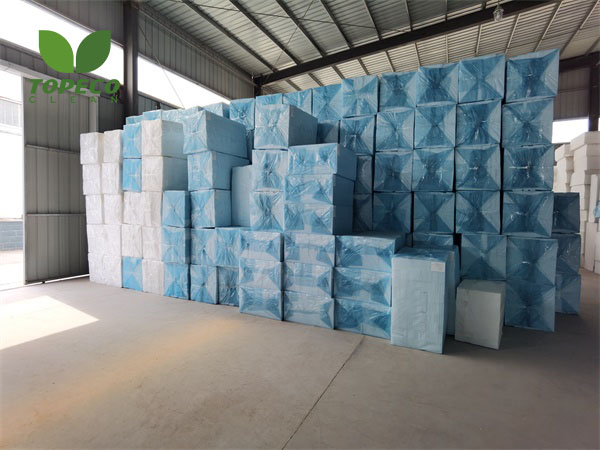 green cleaning melamine sponge