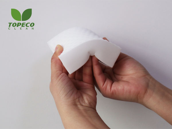 durable topeco clean melamine sponge to clean walls 